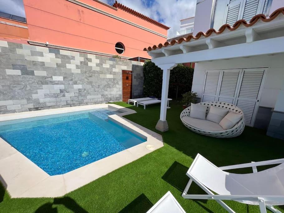 Villa Privada Con Piscina Tenerife Sur Aljaba 5 Chayofa Exterior foto